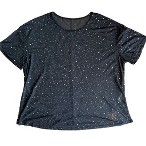 Sequin Detail Mesh Top NWT